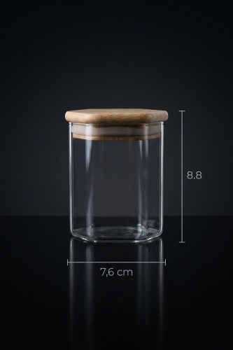 PureWood Cam Kavanoz - 8 cm - 4
