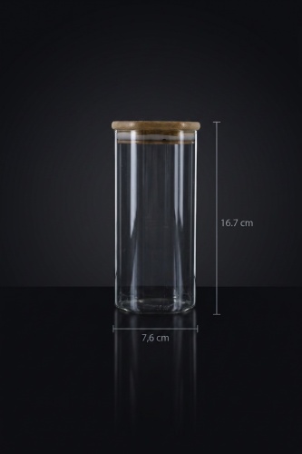 PureWood Cam Kavanoz - 8 cm - 4
