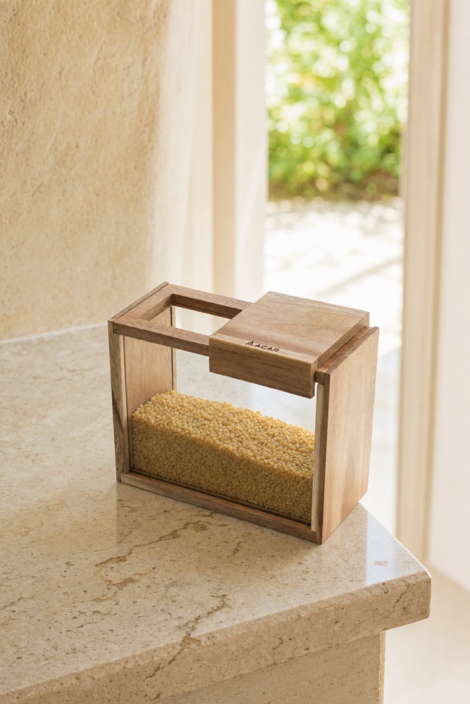 PureWood Sürgülü Kapaklı Cam Kavanoz - 1100 ml - 2