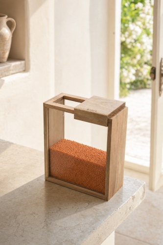 PureWood Sürgülü Kapaklı Cam Kavanoz - 1700 ml - 2