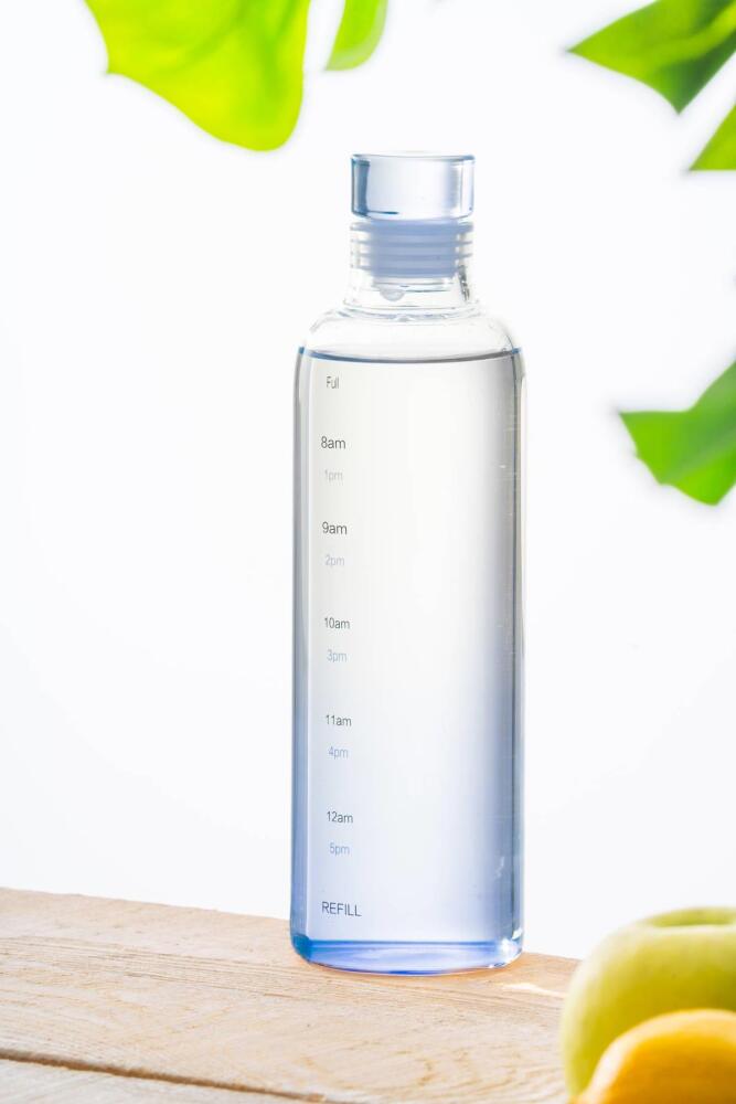 Pury Mavi Cam Su Matarası - 500 ml - 1