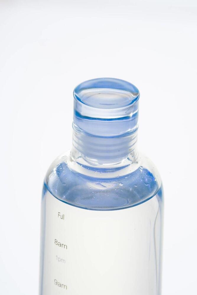 Pury Mavi Cam Su Matarası - 500 ml - 2