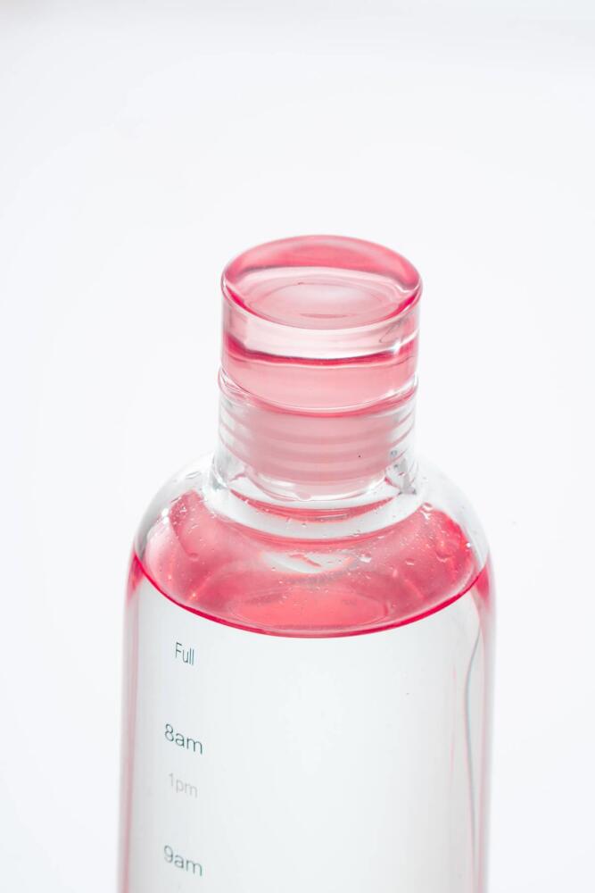 Pury Pembe Cam Su Matarası - 500 ml - 2