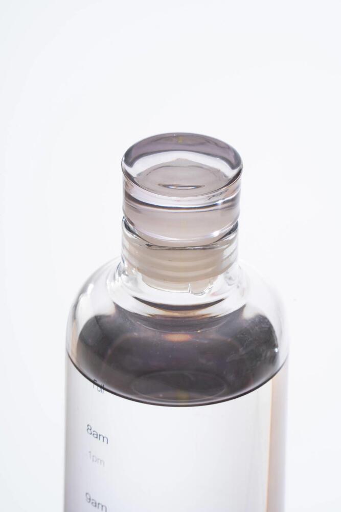 Pury Siyah Cam Su Matarası - 500 ml - 3