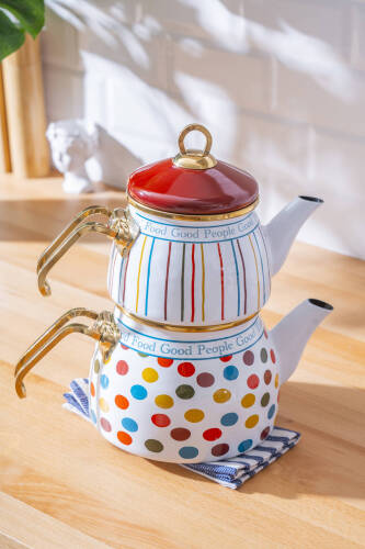  Cora Emaye Çaydanlık Takımı - Acar