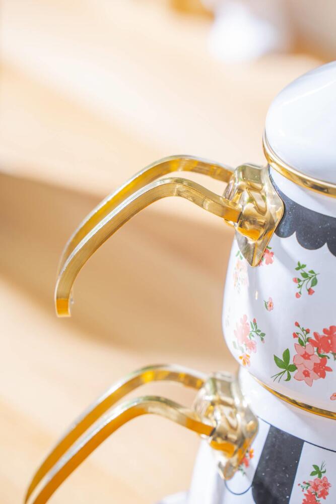 Qualıta Alt-Üst Emaye Doroty Çaydanlık Takımı - 3