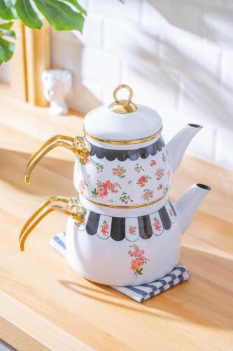 Doroty Emaye Çaydanlık Takımı - Acar