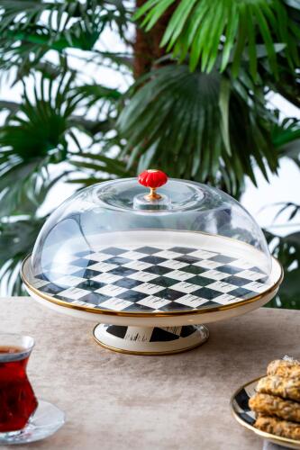 Qualita King Enamel Cake Fanus - ACAR