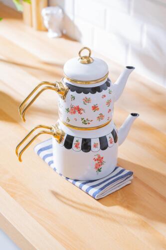 Luma Emaye Çaydanlık Takımı - Acar