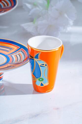Ranger 6 Kişilik Porselen Kahve Fincanı Takımı - 90 ml - 6