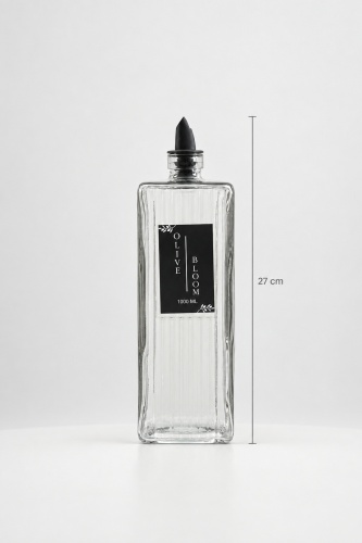 Raschel Cam Yağdanlık Şeffaf - 1000 ml - 3