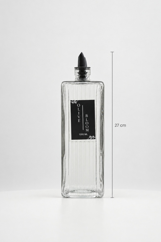 Raschel Cam Yağdanlık Şeffaf - 1000 ml - 3
