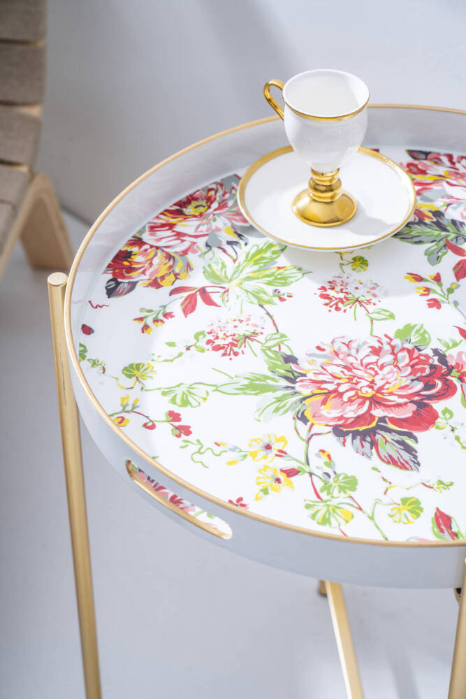 Raya Çıkarılabilir Tepsili Sehpa - 2