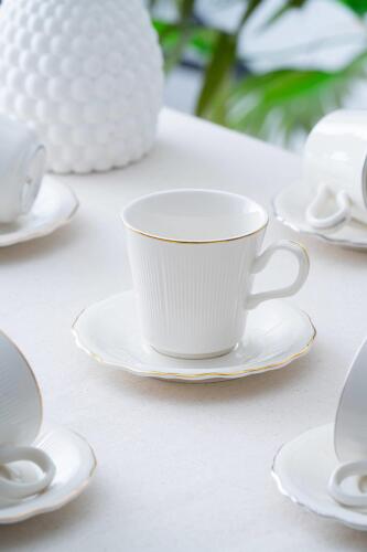 Regina 6 Kişilik Gold Çay Fincanı Takımı - 210 ml - Acar