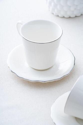 Regina 6 Kişilik Silver Çay Fincanı Takımı - 210 ml - Acar