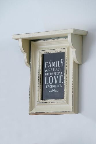 Relic Ahşap Fotoğraf Çerçevesi - Krem - Acar