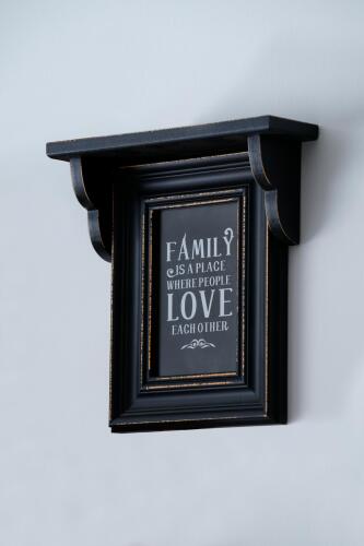 Relic Ahşap Fotoğraf Çerçevesi - Siyah - Acar