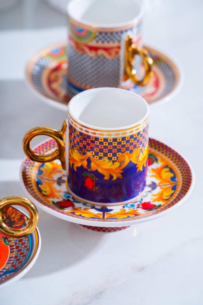 Riviera 6 Kişilik Kahve Fincanı Takımı - 90 ml - 1