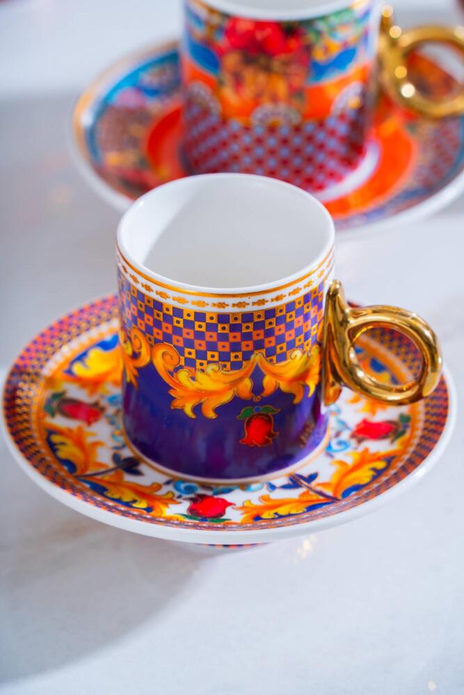 Riviera 6 Kişilik Kahve Fincanı Takımı - 90 ml - 2