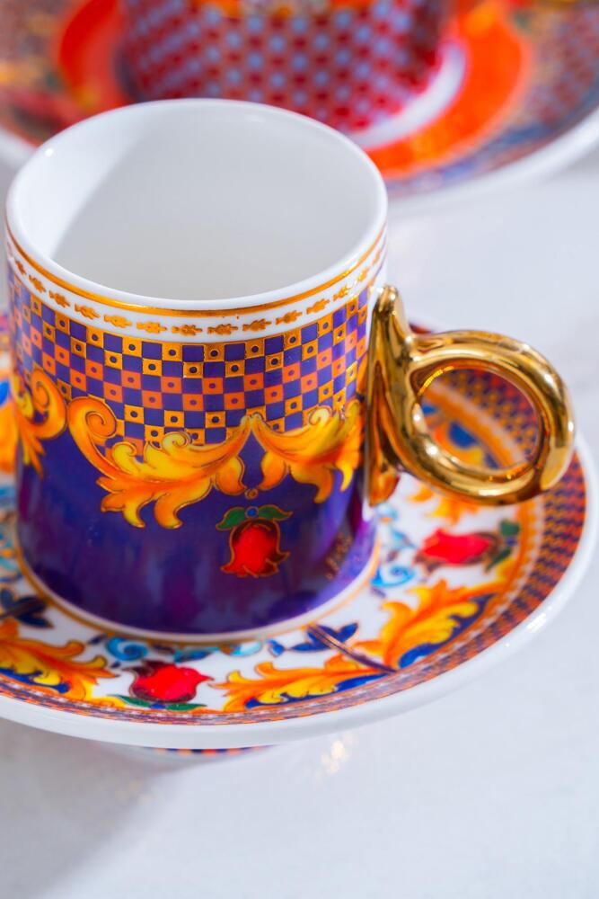 Riviera 6 Kişilik Kahve Fincanı Takımı - 90 ml - 3