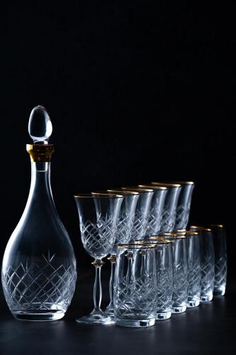 Roland Gold 13 Parça Bardak Seti - Acar