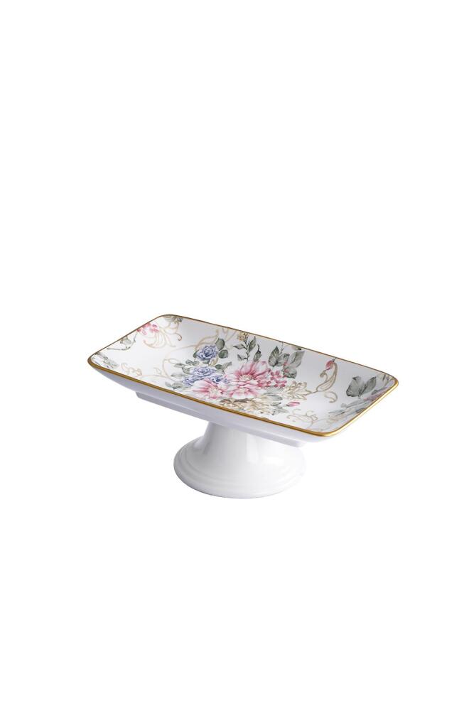 Rosa Footed Presentation Plate - 28 Cm - 4