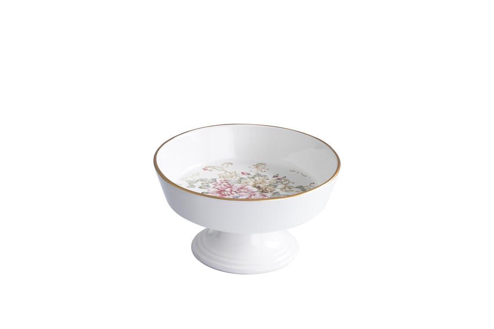 Rosa Ayaklı Salata Kasesi - 23,5 cm - 4