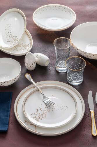 Rosalind 12 Kişilik 57 Parça Porselen Yemek Takımı - Acar