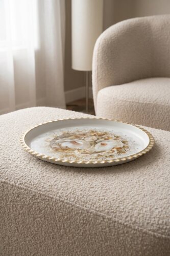 Rose Lux Sunum Tepsisi - 47 cm - Acar