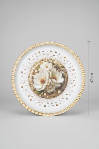 Rose Lux Sunum Tepsisi - 47 cm - 2