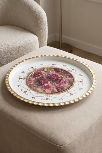 Rose Lux Sunum Tepsisi - 47 cm - Acar