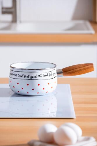Royal Enamel Milk/Sauce Bowl - 16 Cm 