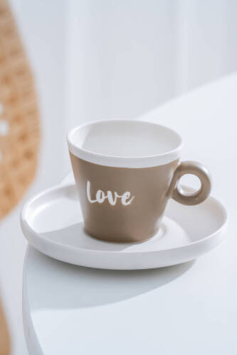 Ruby 6 Kişilik Kahve Fincan Takımı - 100 ml - 8