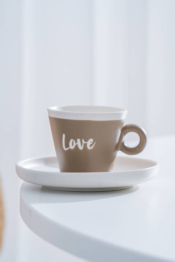 Ruby 6 Kişilik Kahve Fincan Takımı - 100 ml - 9