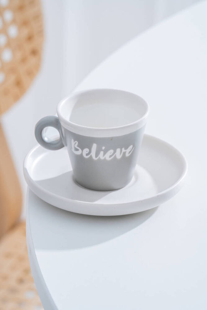 Ruby 6 Kişilik Kahve Fincan Takımı - 100 ml - 12