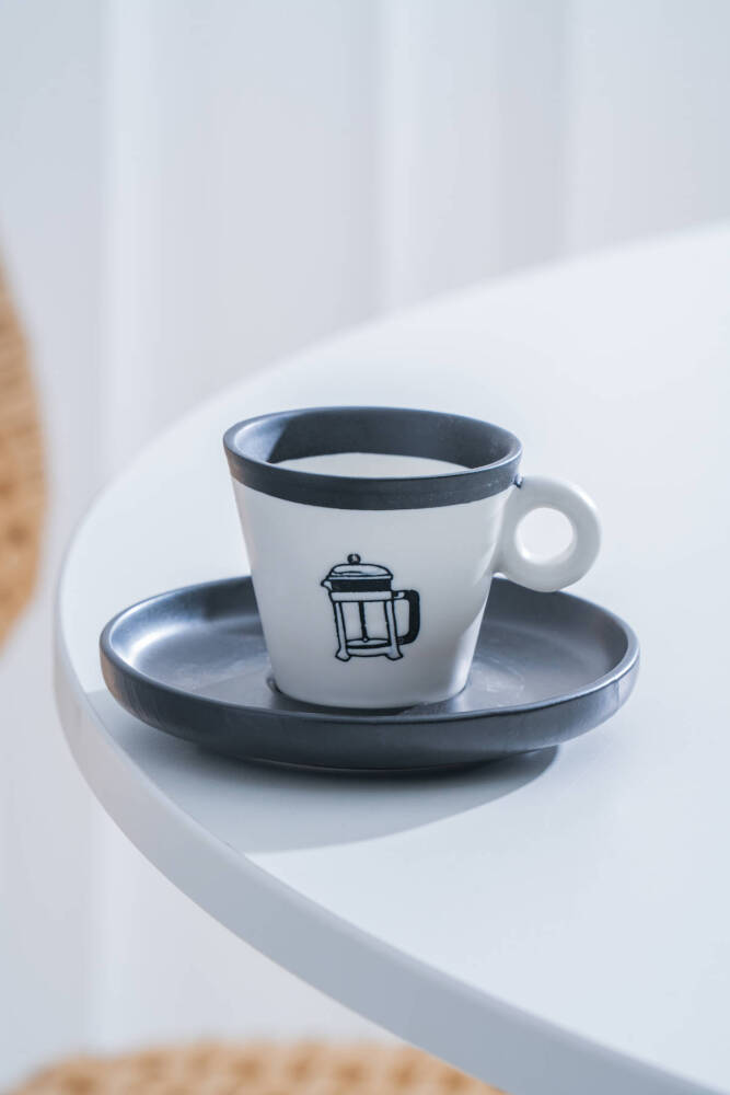 Ruby 6 Kişilik Kahve Fincan Takımı - 100 ml - 7