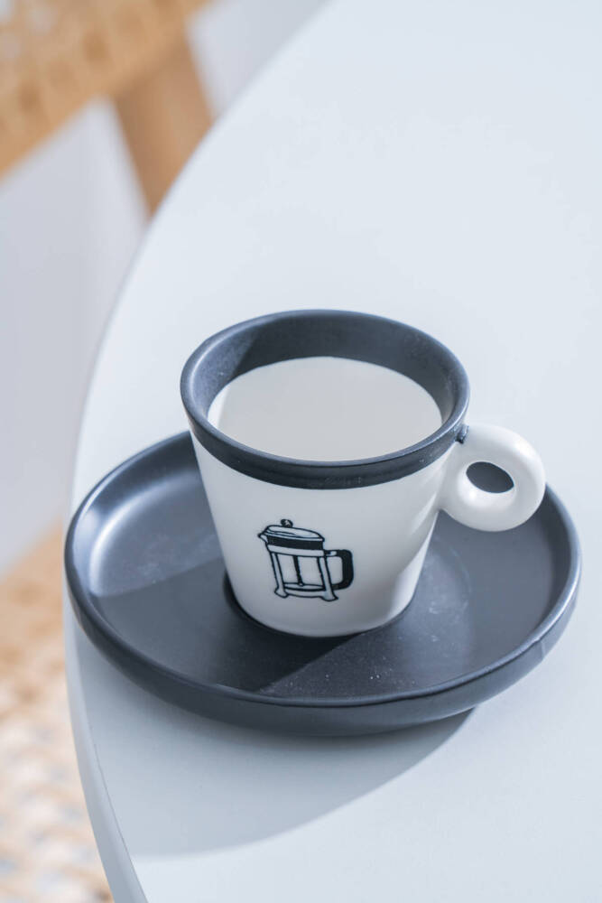 Ruby 6 Kişilik Kahve Fincan Takımı - 100 ml - 8