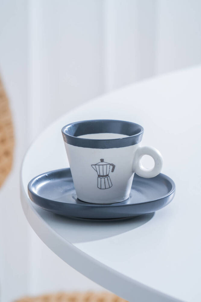 Ruby 6 Kişilik Kahve Fincan Takımı - 100 ml - 9