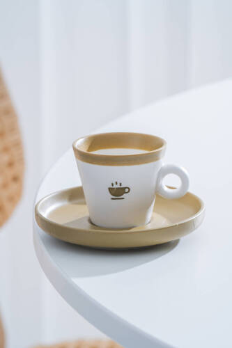 Ruby 6 Kişilik Kahve Fincan Takımı - 100 ml - 10