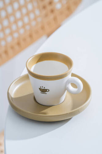 Ruby 6 Kişilik Kahve Fincan Takımı - 100 ml - 11