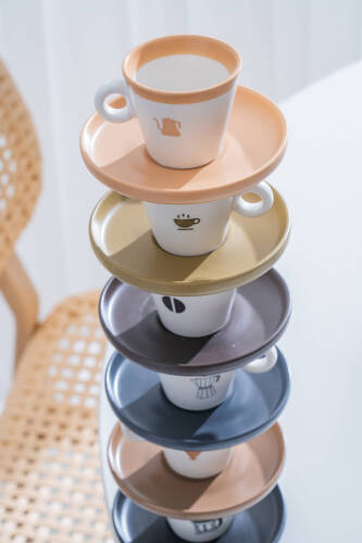 Ruby 6 Kişilik Kahve Fincan Takımı - 100 ml - 16