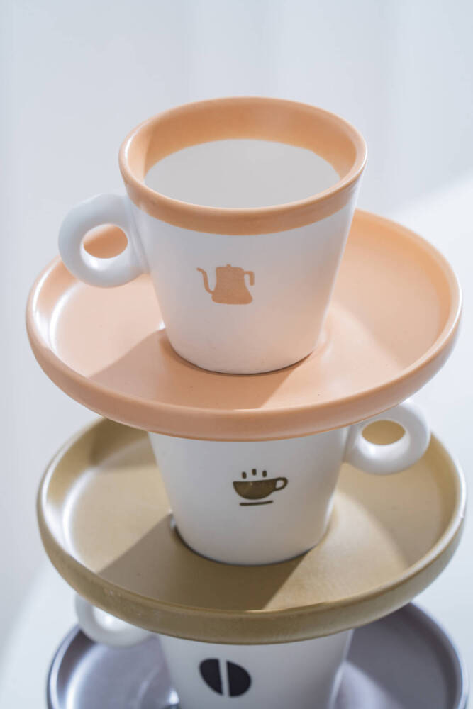 Ruby 6 Kişilik Kahve Fincan Takımı - 100 ml - 17