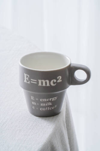 Ruby Porselen Espresso Bardağı Gri - 205 ml - 1