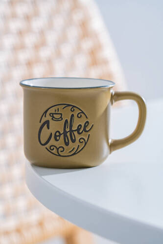 Ruby Porselen Espresso Bardağı Yeşil - 115 ml - Acar