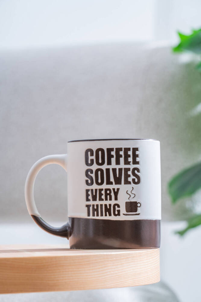 Ruby Porselen Kupa Acı Kahve - 320 ml - 1