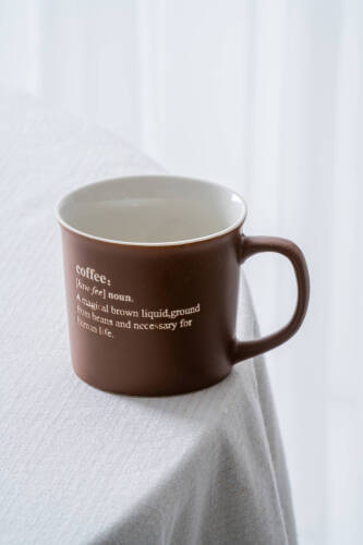 Ruby Porselen Kupa Acı Kahve - 350 ml - Acar