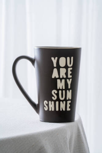 Ruby Porselen Kupa Acı Kahve - 530 ml - 2