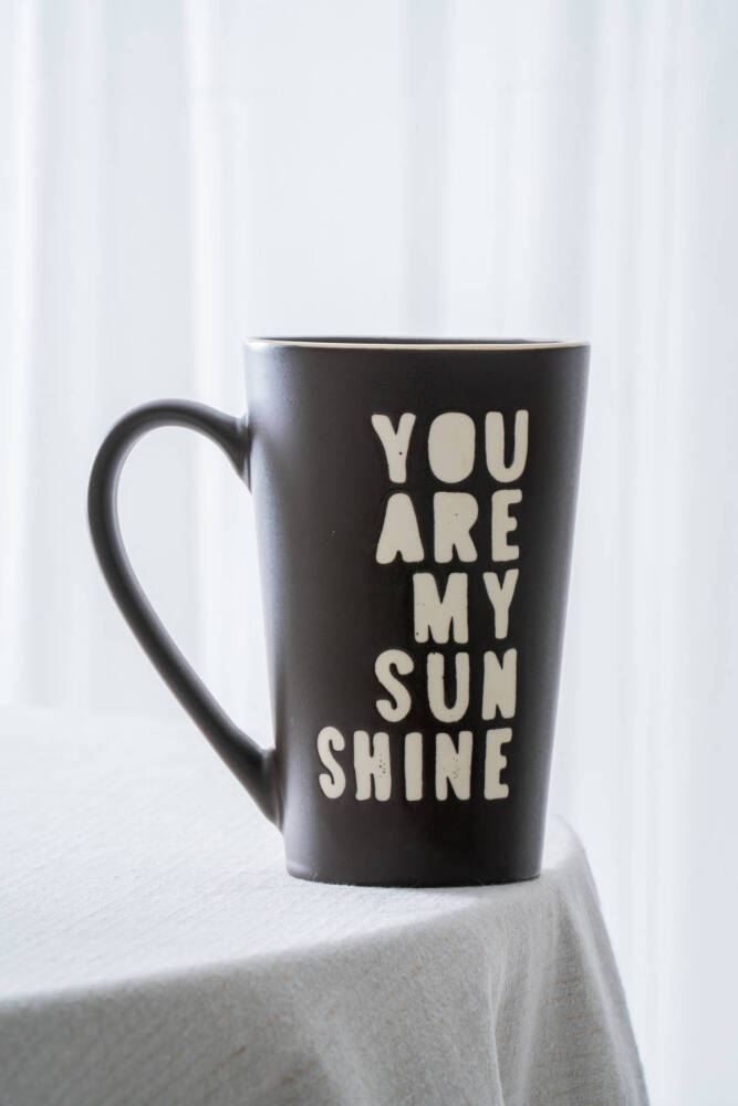 Ruby Porselen Kupa Acı Kahve - 530 ml - 2