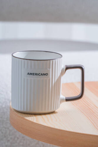 Ruby Porselen Kupa Americano - 350 ml - Acar