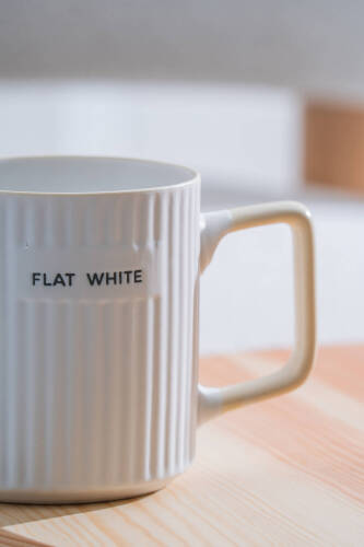 Ruby Porselen Kupa Flat White - 350 ml - 3